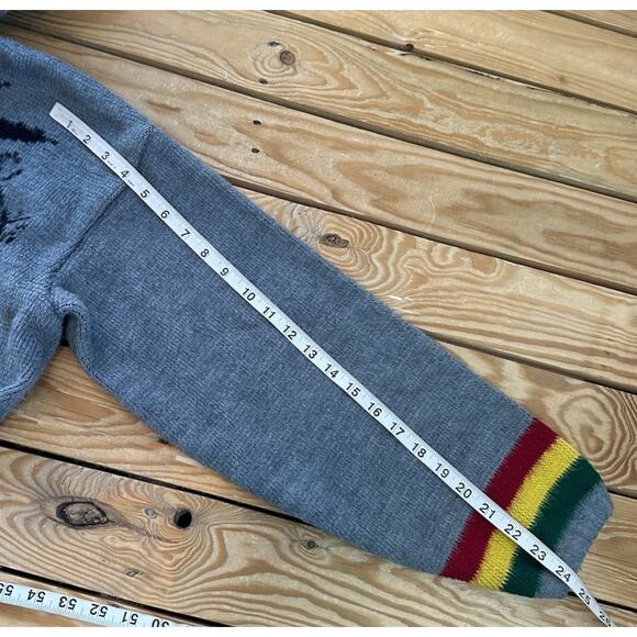 Vintage Tejidos Ruminahui Men's Hooded Bob Marley Graphic Jacket Large Full Zip - Picture 7 of 7